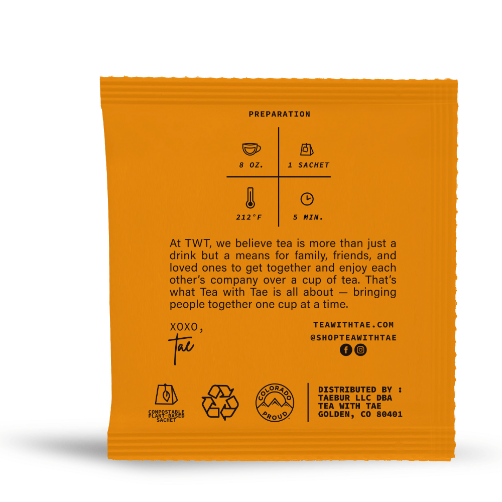 Turmeric Ginger 50 ct. Overwrap Bag