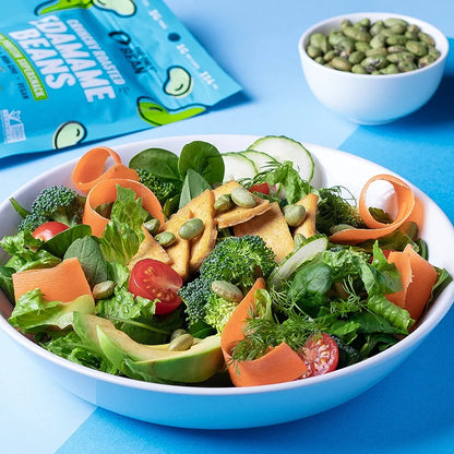 The Only Bean - Crunchy Roasted Edamame Beans (Sea Salt) - Keto Snack, High Protein, Healthy Snacks, Low Carb, Gluten-Free & Vegan (0.9oz) (10 Pack)