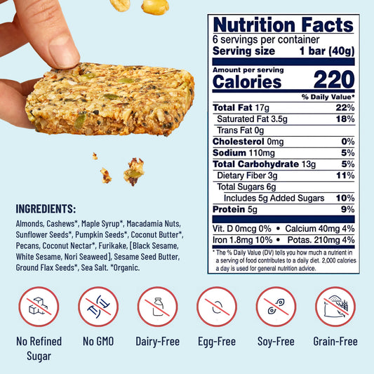 Black Sesame Sea Salt Six Pack