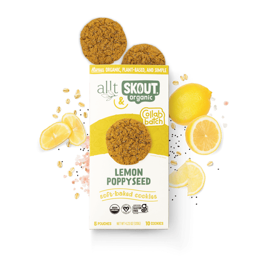 Skout Organic Lemon Poppyseed Soft Baked Cookies