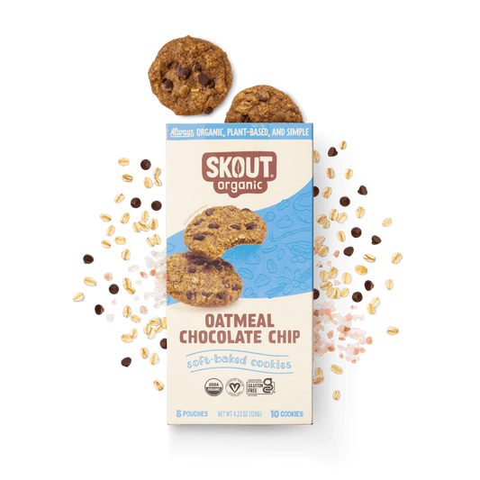 Skout Organic Oatmeal Chocolate Chip Soft Baked Cookies