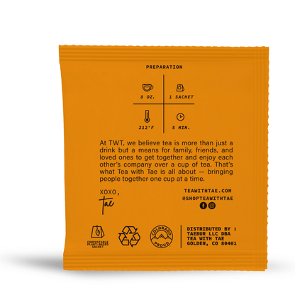 Turmeric Ginger 50 ct. Overwrap Bag